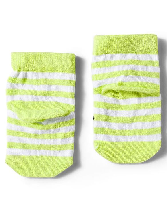 Cute Walk by Babyhug Disney Knit Ankle Length Antibacterial Socks With Mickey Mouse and Friends Graphic Pack of 3 - Blue & Orange