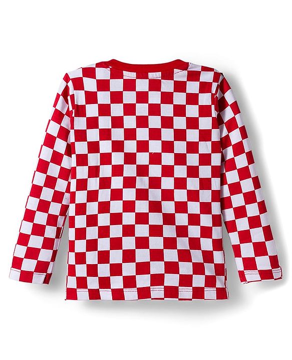 Babyhug Disney Single Jersey Knit Full Sleeves T-Shirts with Mickey & Friends Graphic Pack of 3 - Yellow Blue & Red