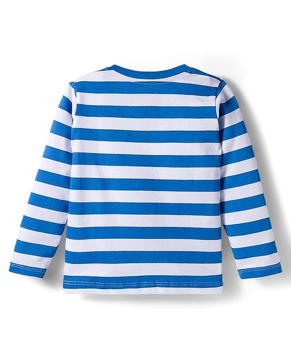 Babyhug Disney Single Jersey Knit Full Sleeves T-Shirts with Mickey & Friends Graphic Pack of 3 - Yellow Blue & Red