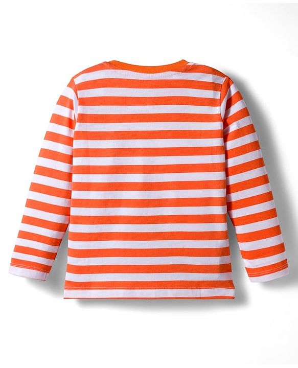 Babyhug Disney Single Jersey Knit Full Sleeves T-Shirts with Disney Characters Graphic Pack of 3 - Light Blue Orange & Blue