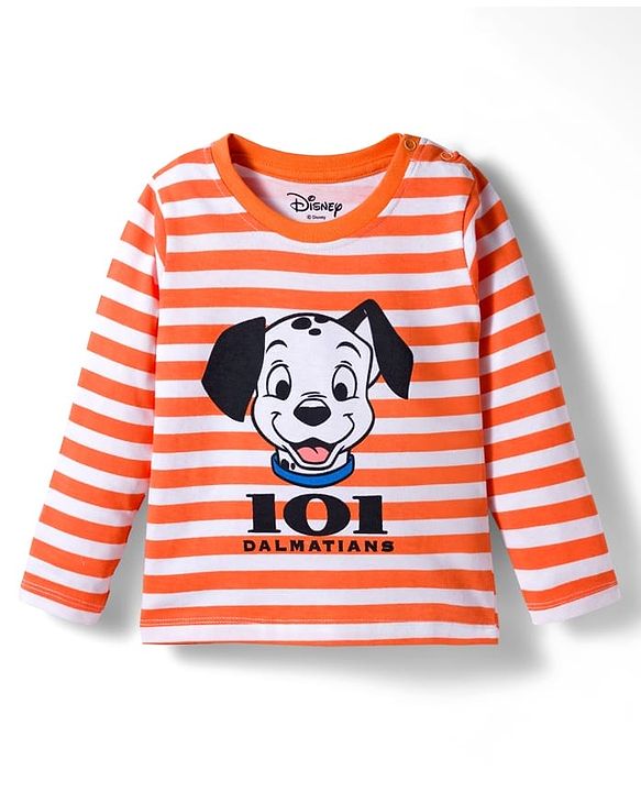Babyhug Disney Single Jersey Knit Full Sleeves T-Shirts with Disney Characters Graphic Pack of 3 - Light Blue Orange & Blue