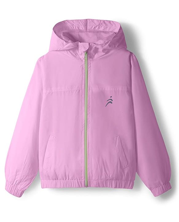 Pine Active Knit Full Sleeve Ultra Comfort Lightweight Windbreaker Athleisure Hooded Jacket - Black