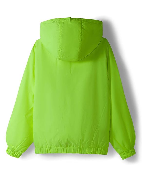 Pine Active Knit Full Sleeve Ultra Comfort Lightweight Windbreaker Athleisure Hooded Jacket - Black