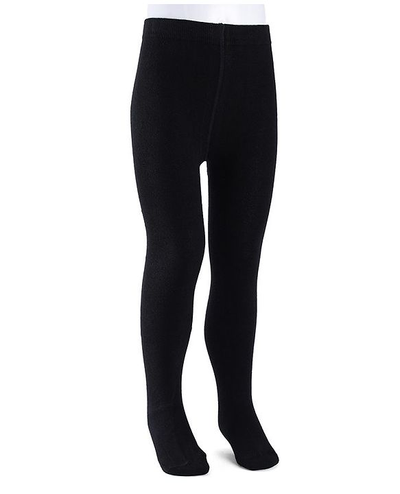 Cute Walk by Babyhug Knit Anti Bacterial Solid Footed Tights - White