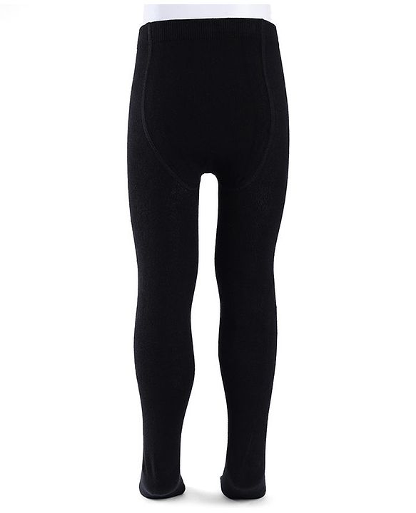 Cute Walk by Babyhug Knit Anti Bacterial Solid Footed Tights - White
