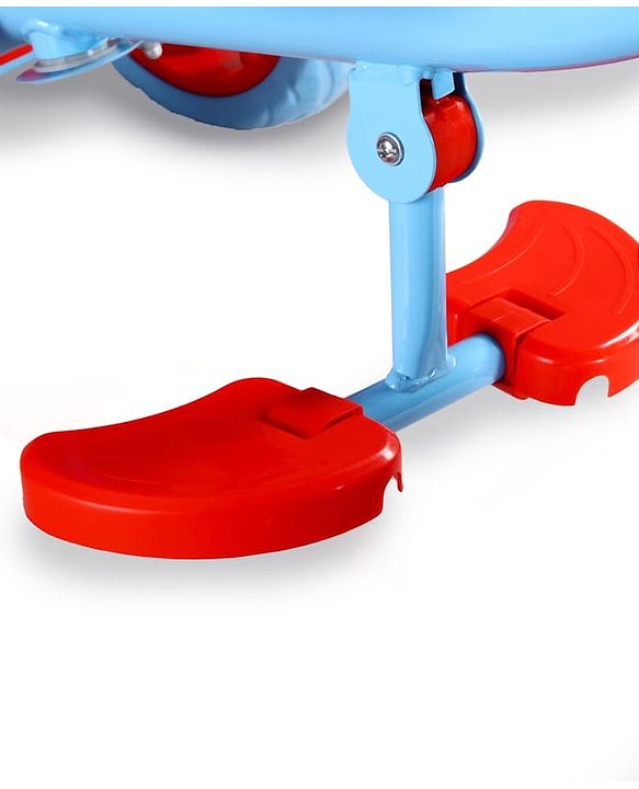 Babyhug Marvel Avengers Captain America Kids Tricycle with Parental Handle- Blue & Red| Antislip Pedals| Puncture Proof Wheels| Easy Assembling| Foldable Footrest| Toy for 2 to 5 year| Gifting Option