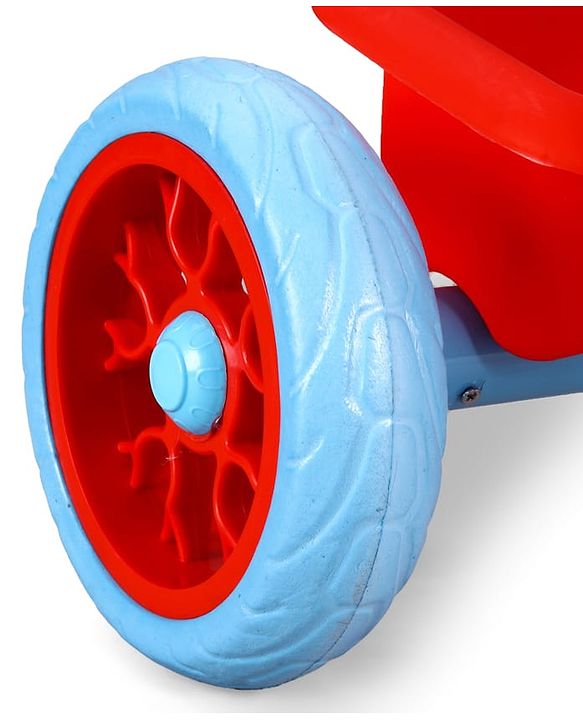 Babyhug Marvel Avengers Captain America Kids Tricycle with Parental Handle- Blue & Red| Antislip Pedals| Puncture Proof Wheels| Easy Assembling| Foldable Footrest| Toy for 2 to 5 year| Gifting Option