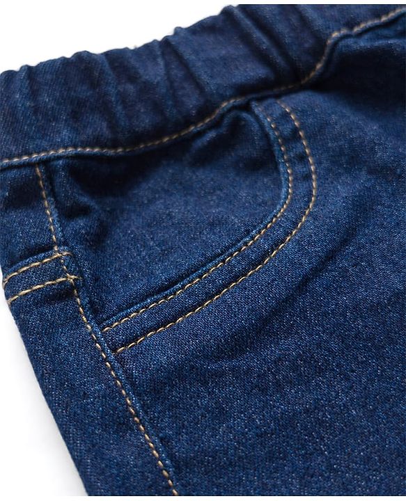 Pine Kids Denim Woven Full Length Washed Jeggings - Blue
