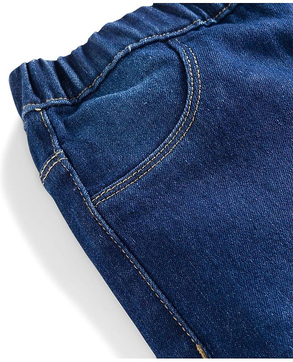 Pine Kids Denim Woven Full Length Washed Bootcut Jeggings - Blue