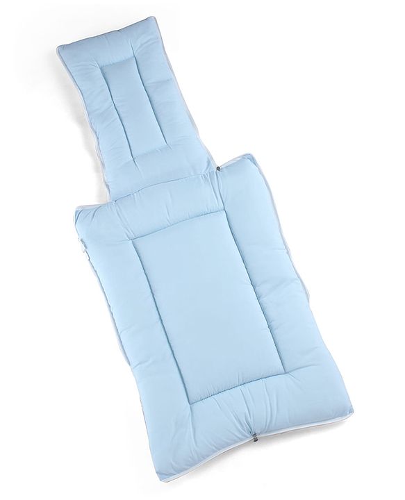 Babyhug 100% Cotton Baby Sleeping Bag with Hood Little Sailor Print - Blue| Use as Carry Nest, Mattress or Sleeping Bag| Newborn to Toddler Boys & Girls| New Born Gifting| Warm and Cozy