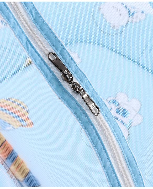 Babyhug Super Saver Bedding Combo Set of 3 Sailor Friends Print - Blue| 100% Cotton| Pillows & Bolsters Included| Lightweight & Travel Friendly| Breathable Fabric| Gifting  Option for 0to6 Months