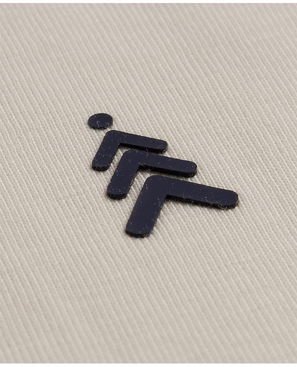 Pine Kids Cotton Knit Half Sleeves T-Shirt With Brand Logo Print - Navy Blue