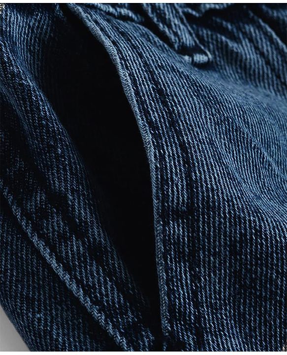 Pine Kids Denim Woven Full Length Washed Jeans - Blue