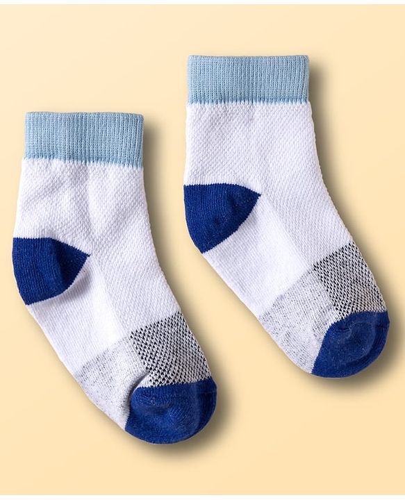 Cutewalk by Babyhug Knit Ankle Length Socks With Stripes Pack Of 5 - Multicolour
