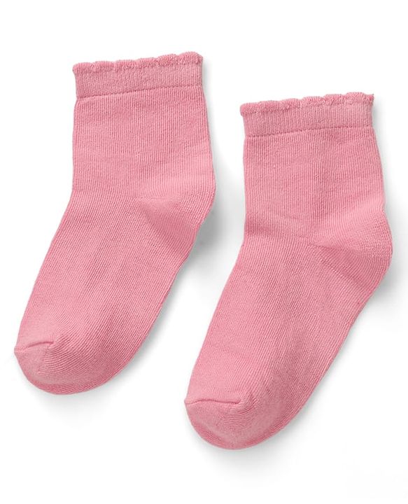 Cute Walk by Babyhug Knit Ankle Length Antibacterial Socks with Strawberry Design Pack of 5 - Multicolor