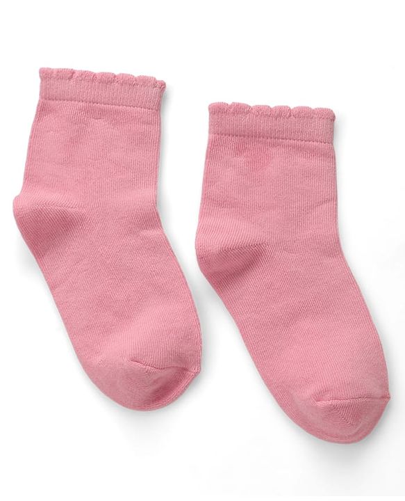 Cute Walk by Babyhug Knit Ankle Length Antibacterial Socks with Strawberry Design Pack of 5 - Multicolor