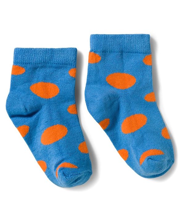 Cute Walk by Babyhug Knit Ankle Length Antibacterial Socks with Polka Dot Design Pack of 5 - Multicolor