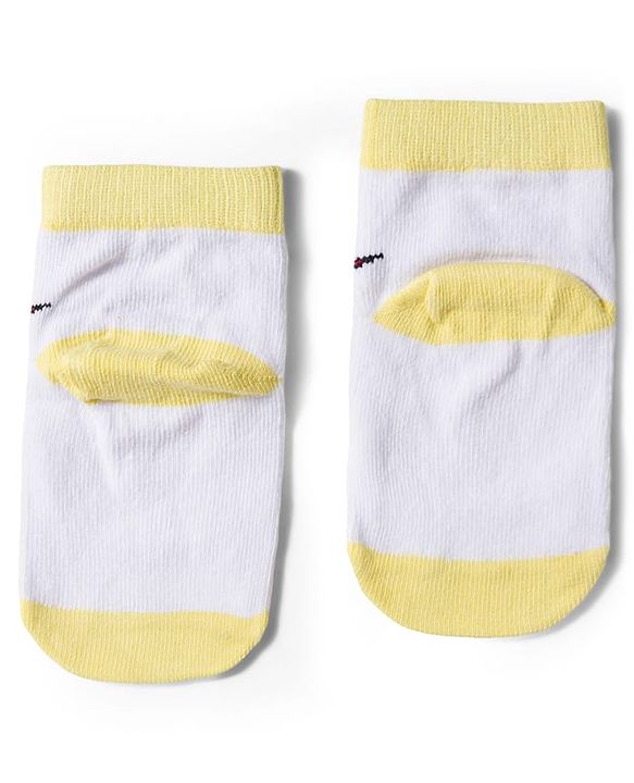 Cute Walk by Babyhug Knit Ankle Length Anti-Bacterial Striped & Dino Designed Socks Pack of 5 - Multicolor