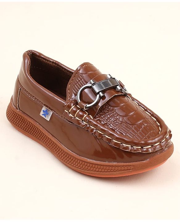 Cute Walk by Babyhug Slip On Loafer with Applique - Tan