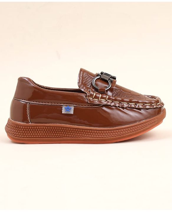 Cute Walk by Babyhug Slip On Loafer with Applique - Tan