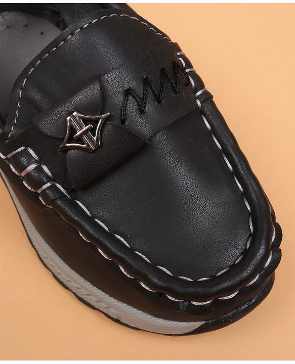 Cute Walk by Babyhug Slip On Solid Loafers - Tan