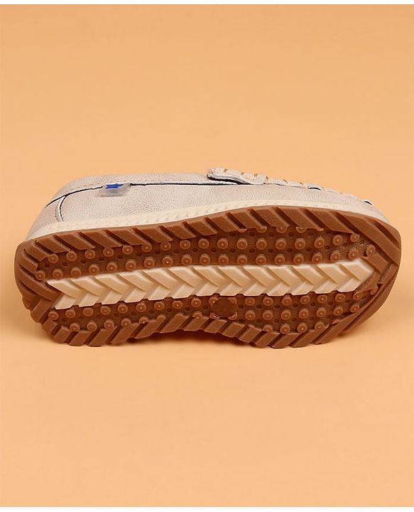 Cute Walk by Babyhug Slip On Solid Loafers - Beige