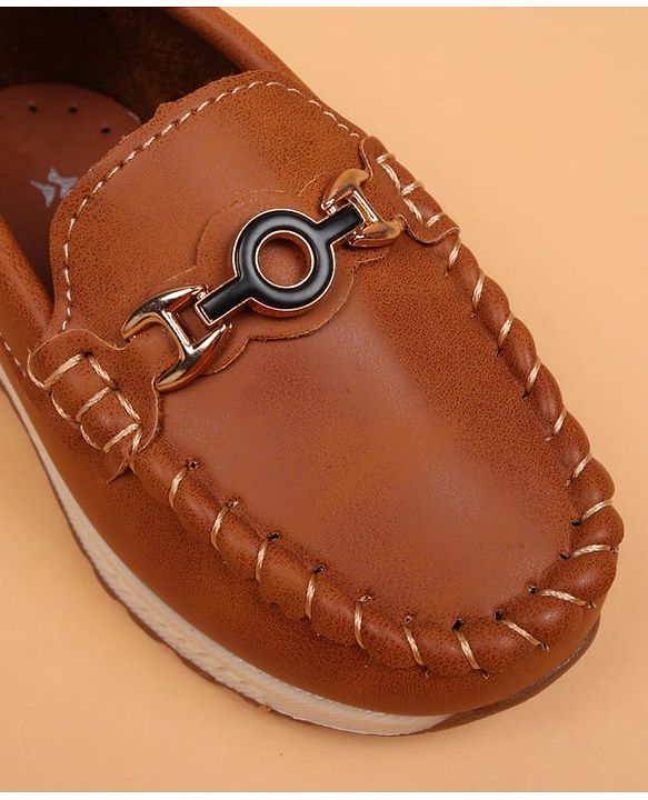 Cute Walk by Babyhug Slip On Solid Loafers - Beige