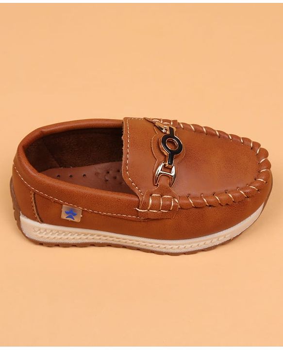 Cute Walk by Babyhug Slip On Solid Loafers - Beige