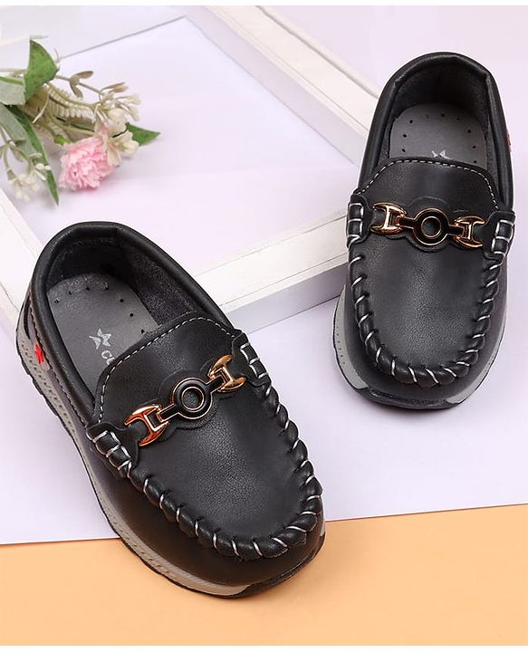 Cute Walk by Babyhug Slip On Solid Loafers - Beige