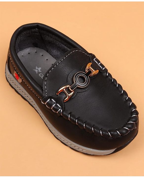 Cute Walk by Babyhug Slip On Solid Loafers - Beige