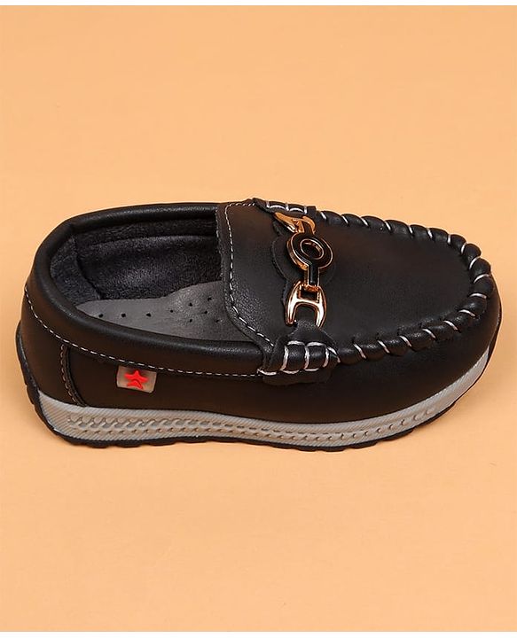 Cute Walk by Babyhug Slip On Solid Loafers - Beige