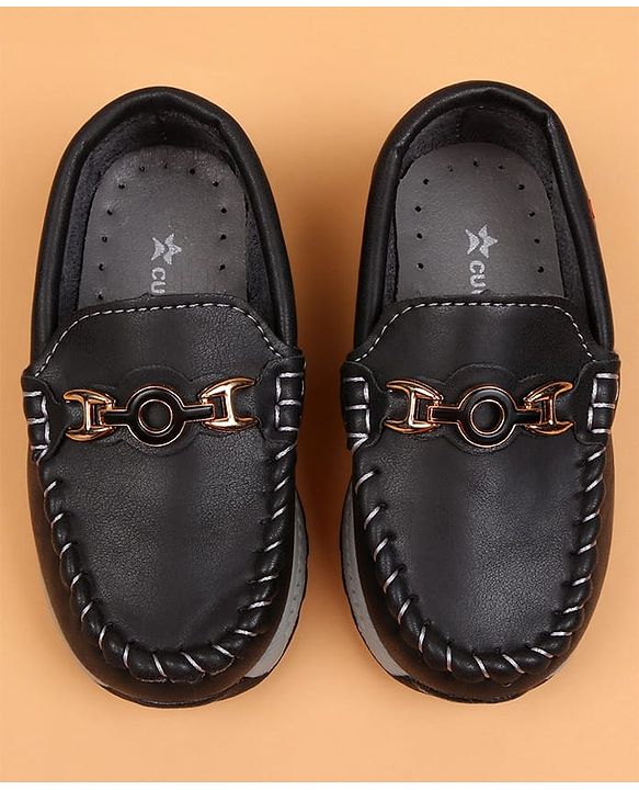 Cute Walk by Babyhug Slip On Solid Loafers - Beige