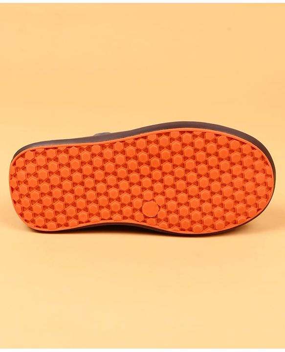 Cute Walk by Babyhug Slip On Solid Oxford Shoes - Brown