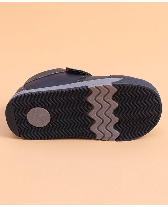 Cute Walk by Babyhug Formal Shoes With Velcro Closure - Brown