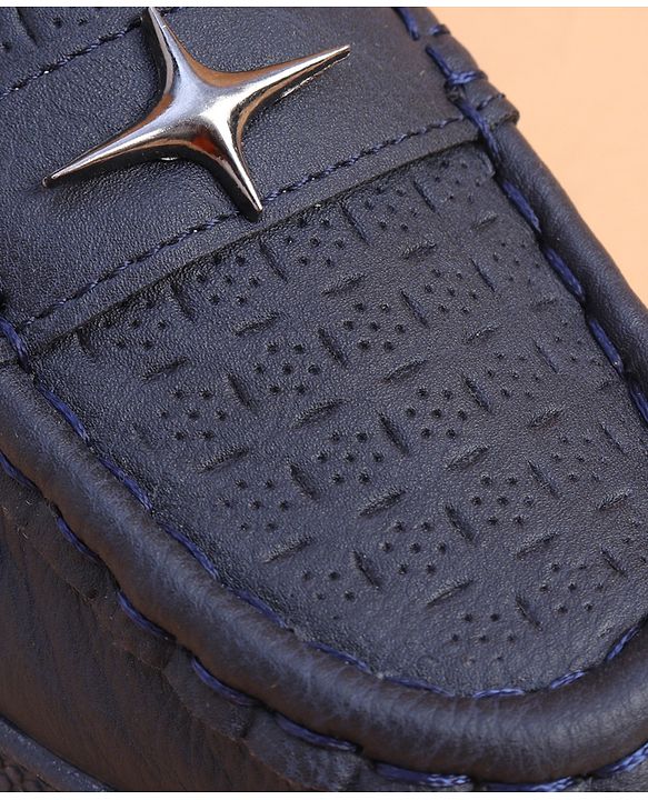 Cute Walk by Babyhug Loafer With Star Applique - Brown
