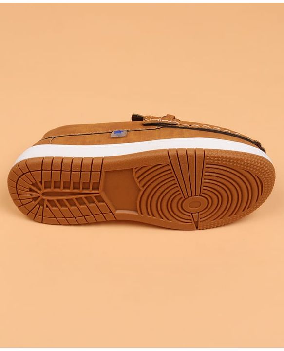 Cute Walk by Babyhug Formal Shoes With Textured Design - Navy Blue