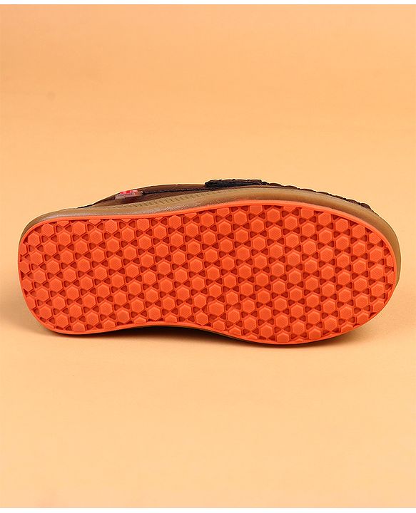 Cute Walk by Babyhug Slip On Solid Loafers - Brown