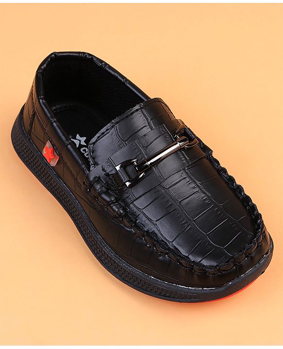 Cute Walk by Babyhug Slip On Solid Loafers - Brown