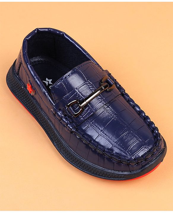 Cute Walk by Babyhug Slip On Solid Loafers - Brown