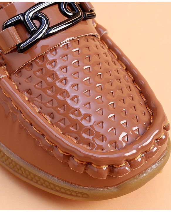 Cute Walk by Babyhug Slip on Party Wear Loafer - Brown