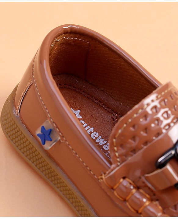 Cute Walk by Babyhug Slip on Party Wear Loafer - Brown