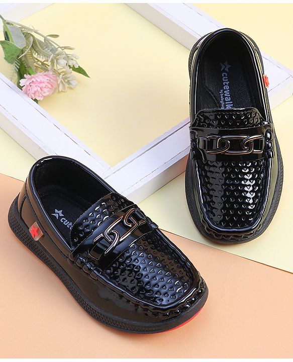 Cute Walk by Babyhug Slip on Party Wear Loafer - Brown