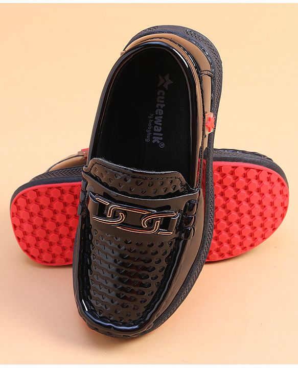 Cute Walk by Babyhug Slip on Party Wear Loafer - Brown