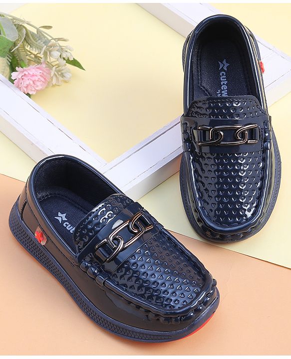 Cute Walk by Babyhug Slip on Party Wear Loafer - Brown