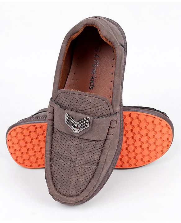 Pine Kids Slip On Loafers - Brown