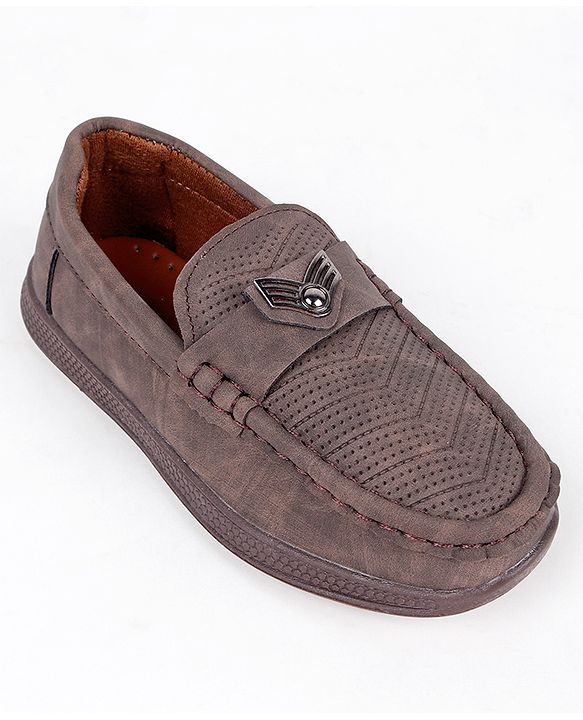 Pine Kids Slip On Loafers - Brown