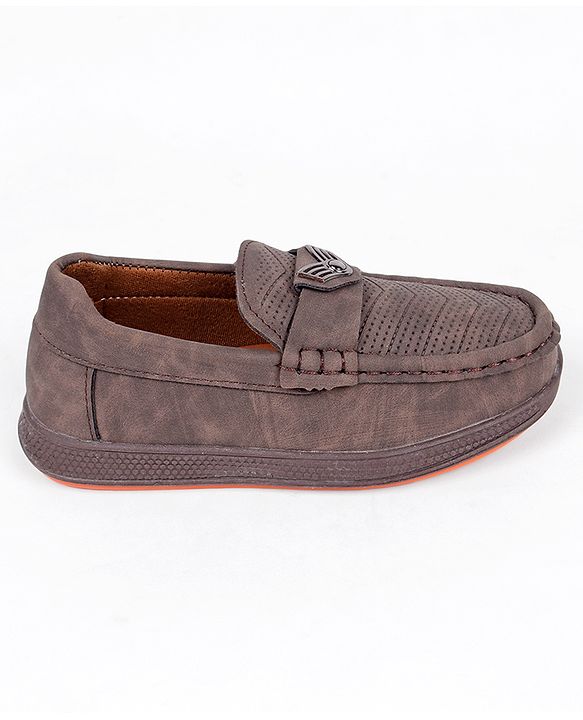 Pine Kids Slip On Loafers - Brown