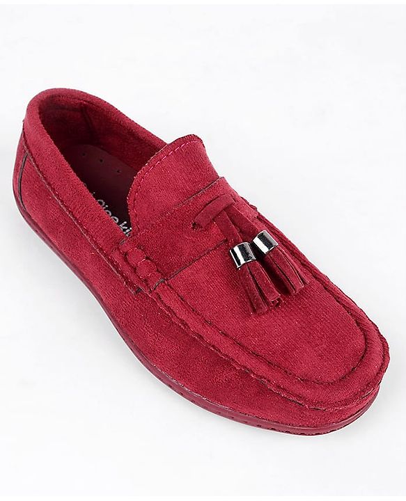 Pine Kids Slip On Loafers - Maroon