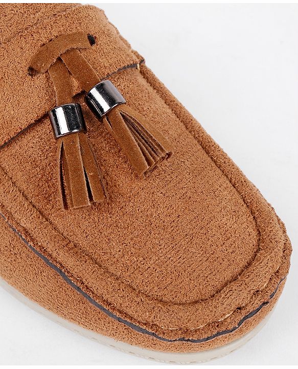 Pine Kids Slip On Loafers - Maroon