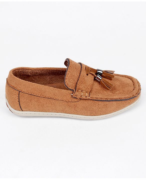 Pine Kids Slip On Loafers - Maroon